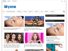 Tablet Screenshot of myzne.com